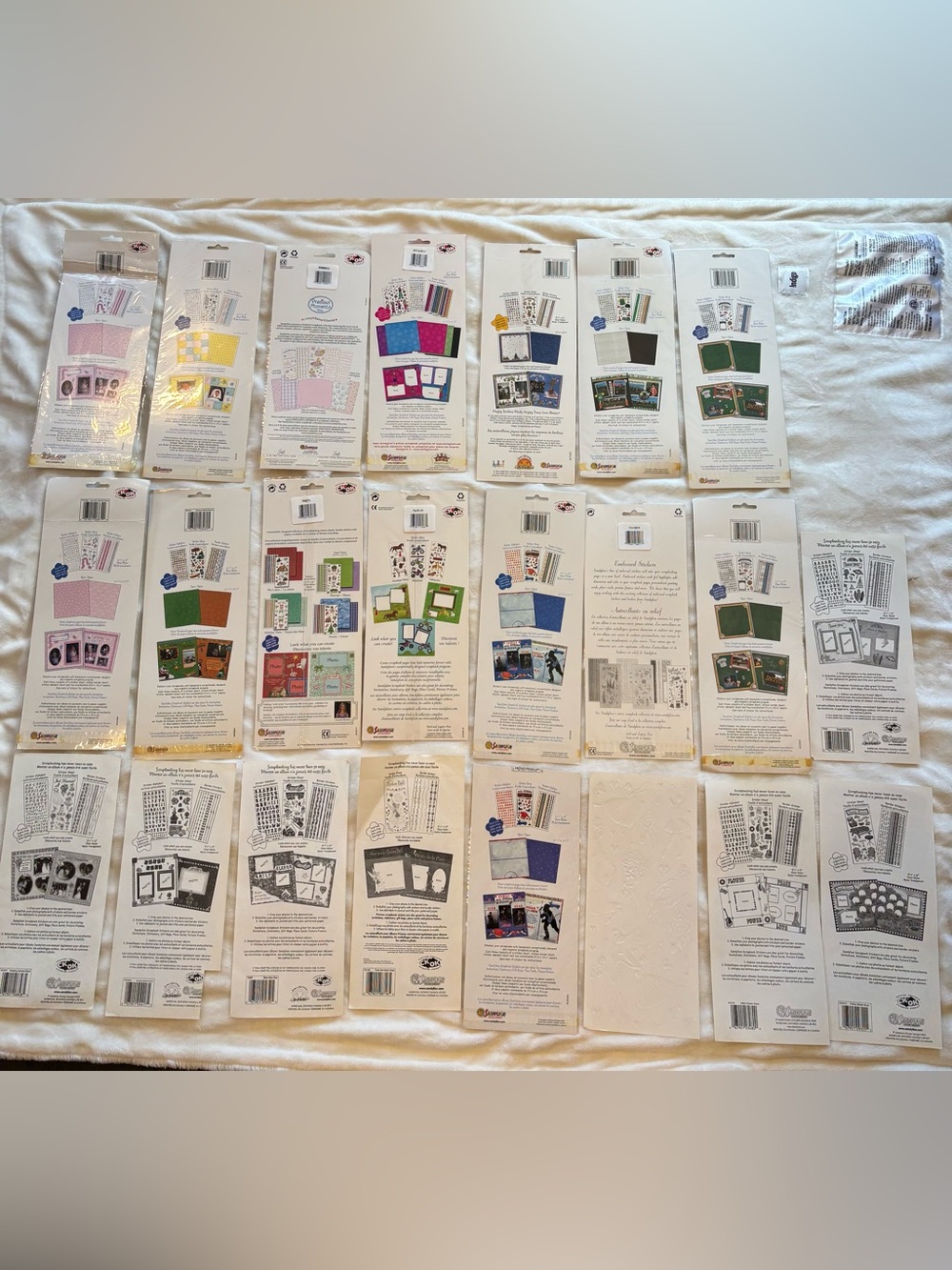 Vintage SandyLion Scrapbook Sticker Lot 2000-2004 - 14 new, 9 partial packages - Picture 2 of 14